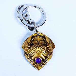 Warhammer 40K Llavero metálico Custodian Shoulder Plate Frikytopia