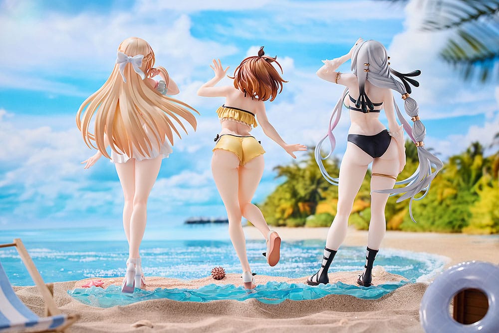 Atelier Ryza: Ever Darkness & the Secret Hideout PAck de 3 Estatuas PVC 1/7 Ryza, Klaudia, Lila: Swimsuit Ver.