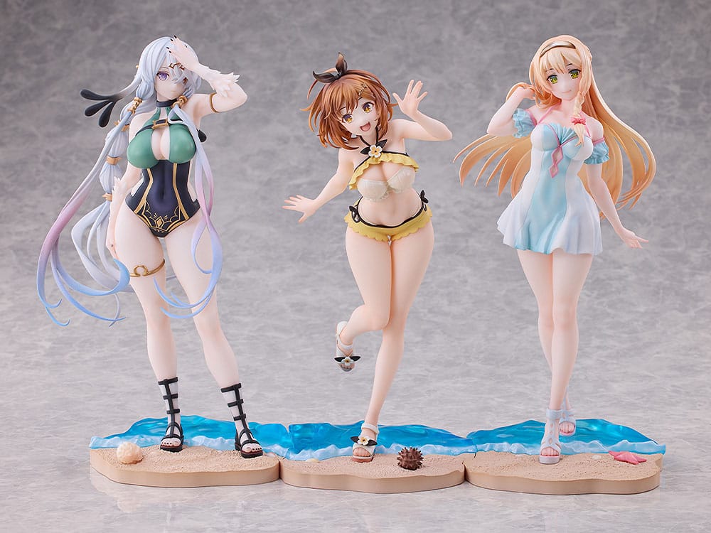 Atelier Ryza: Ever Darkness & the Secret Hideout PAck de 3 Estatuas PVC 1/7 Ryza, Klaudia, Lila: Swimsuit Ver.