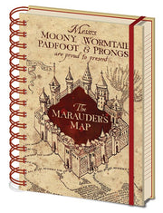 Harry Potter Libreta A5 Marauders Map