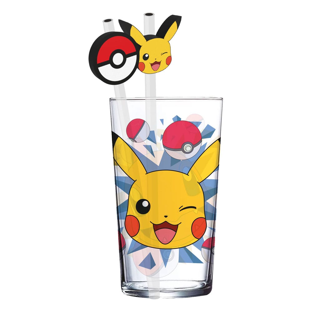 Pokémon Vaso Tumbler con pajitas Pikachu 485 ml Frikytopia