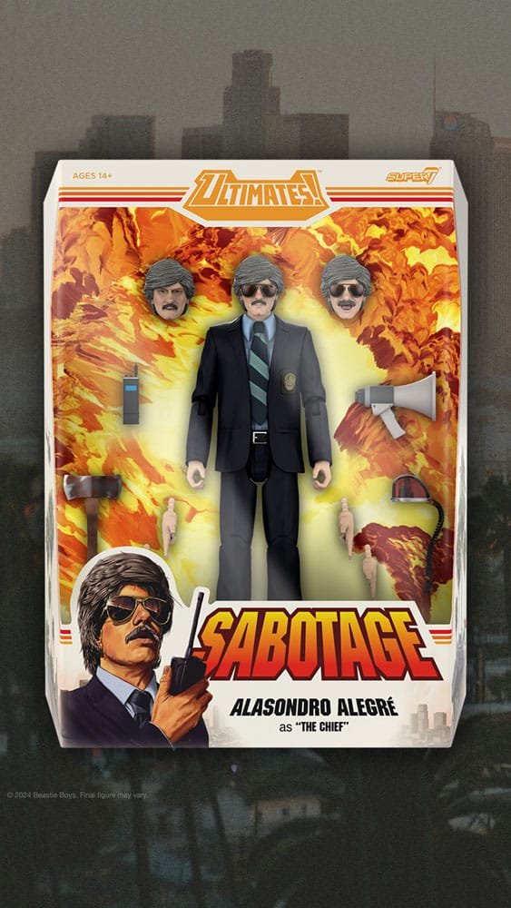Beastie Boys Figura Ultimates Wave 1 Alasondro Alegre as "The Chief" 18 cm