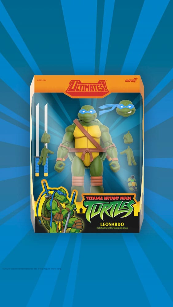 Teenage Mutant Ninja Turtles Figura Ultimates Wave 12 Leonardo 18 cm