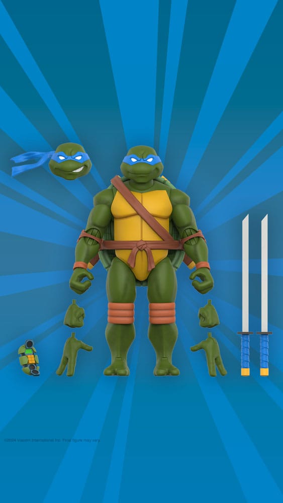 Teenage Mutant Ninja Turtles Figura Ultimates Wave 12 Leonardo 18 cm
