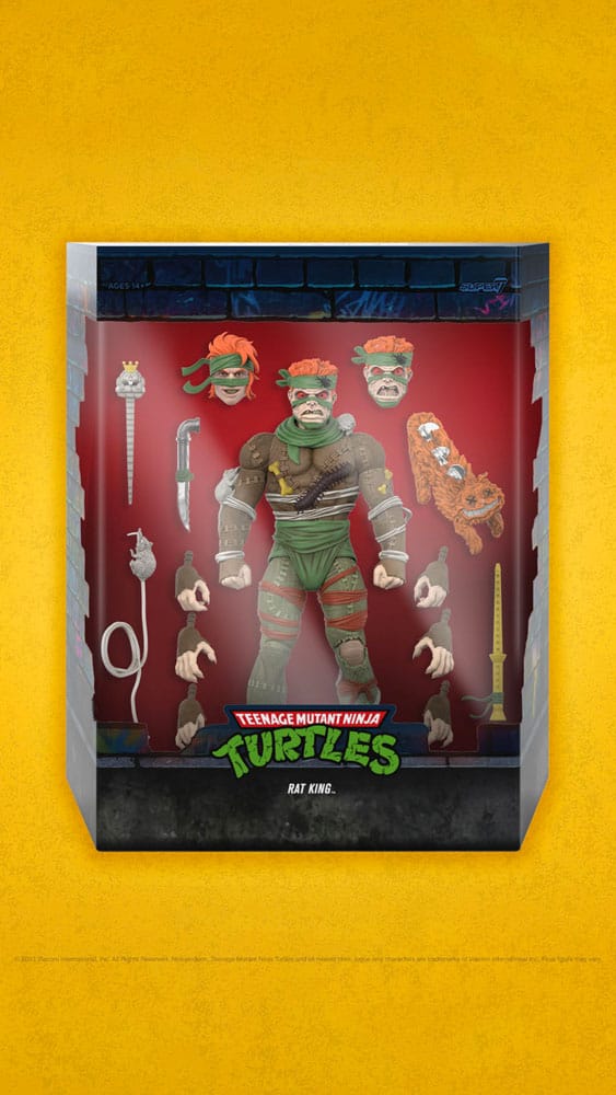 Teenage Mutant Ninja Turtles Figura Ultimates Rat King 18 cm