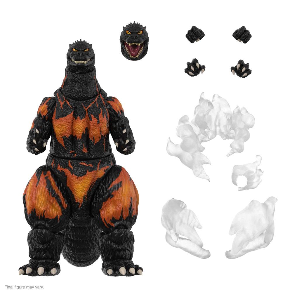 Toho Figura Ultimates Burning Godzilla 1995 20 cm