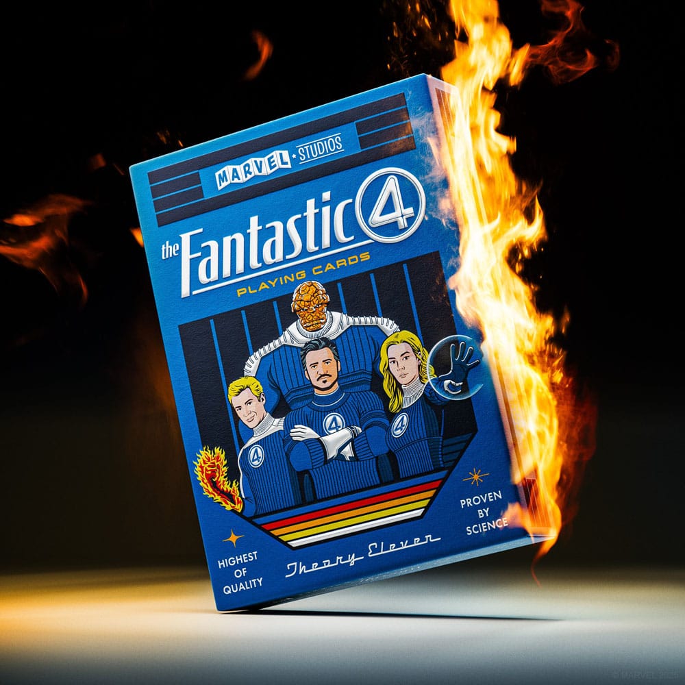 Los 4 Fantásticos Baraja de Cartas Marvel