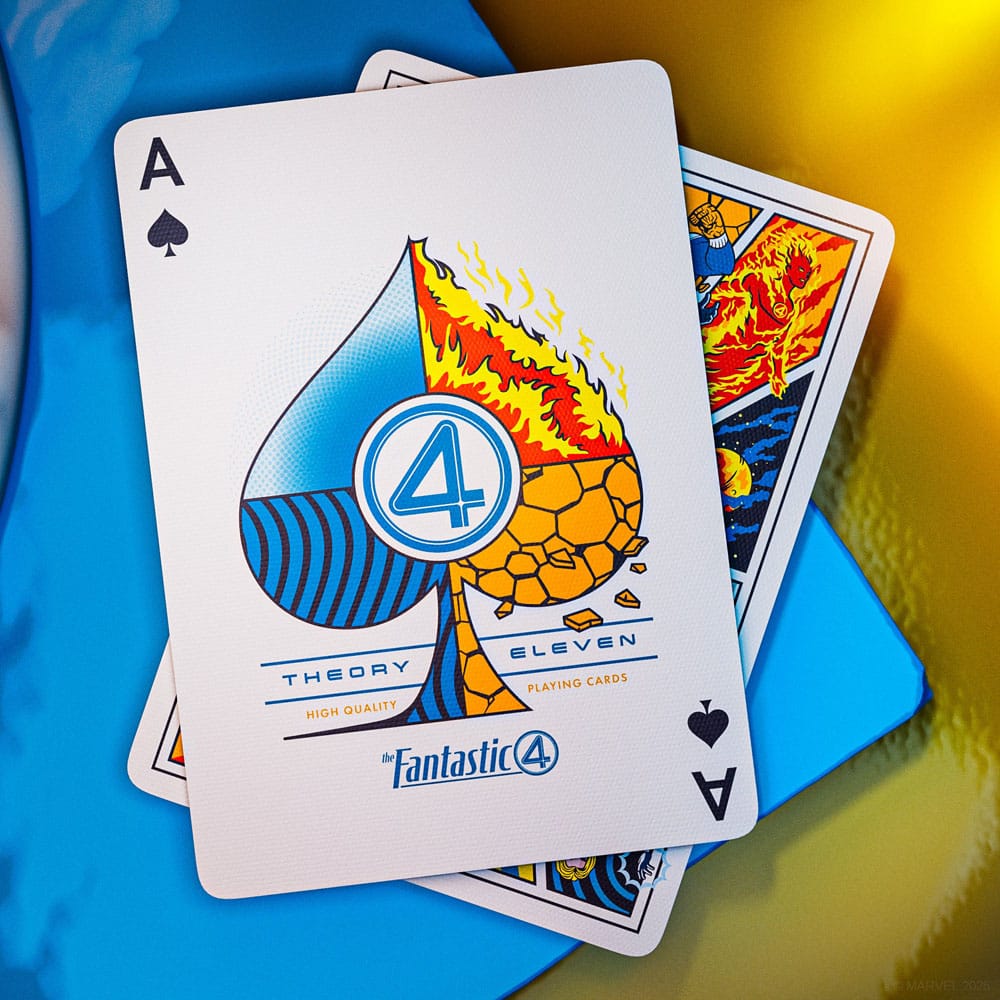 Los 4 Fantásticos Baraja de Cartas Marvel