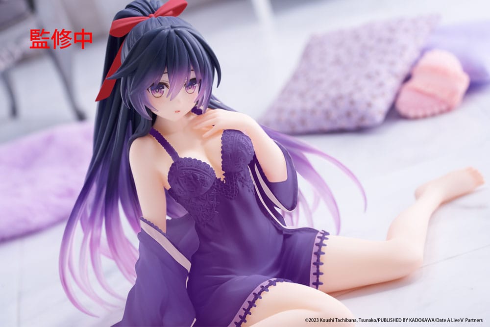 Date A Live V Estatua PVC Desktop Cute Figure Tohka Yatogami Nightwear Ver. Renewal 13 cm