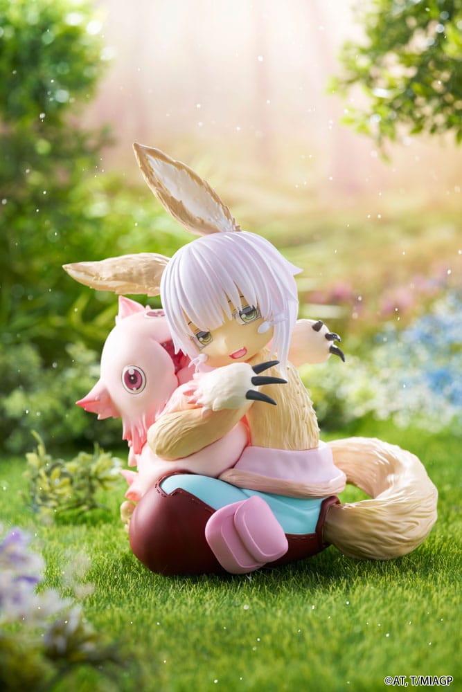 Made in Abyss: The Golden City of the Scorching Sun Estatua PVC Desktop Cute Figure Nanachi & Mitty Reissue 13 cm
