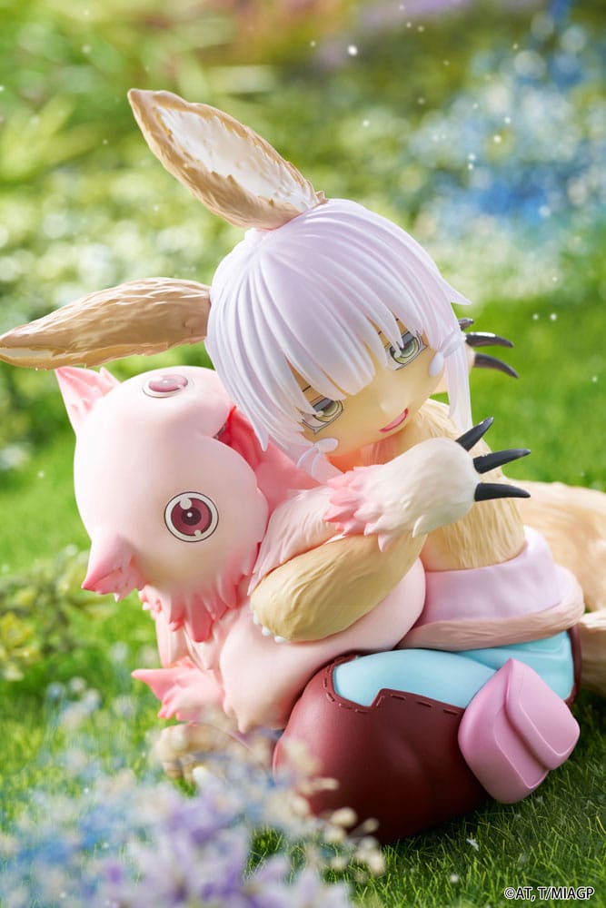 Made in Abyss: The Golden City of the Scorching Sun Estatua PVC Desktop Cute Figure Nanachi & Mitty Reissue 13 cm