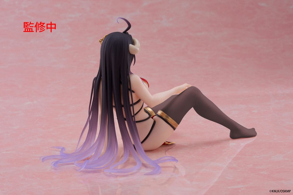 Overlord Estatua PVC Desktop Cute Figure Albedo Chinese Dress Ver. Renewal 13 cm