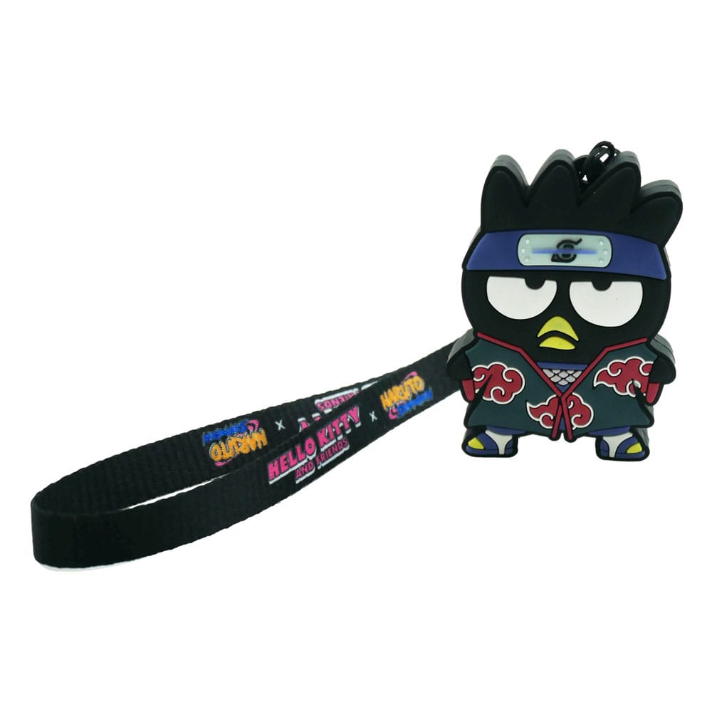Naruto Shipudden x Hello Kitty Llavero PVC Badtzt Maru Itachi Frikytopia