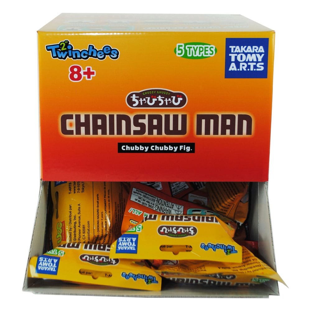 Chainsaw Man Minifiguras Twinchees Chubby Chubby 5 cm Expositor (24)
