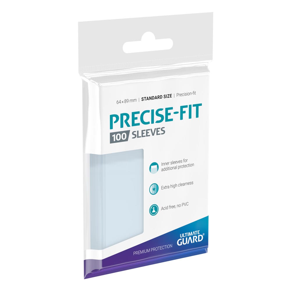 Ultimate Guard Precise-Fit Sleeves Fundas de Cartas Tamaño Estándar Transparente (100) Frikytopia