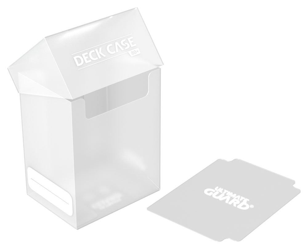 Ultimate Guard Deck Case 80+ Caja de Cartas Tamaño Estándar Transparente
