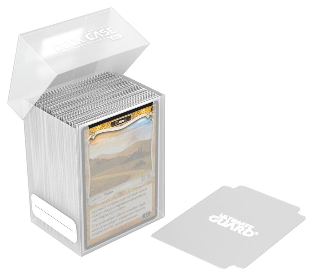 Ultimate Guard Deck Case 80+ Caja de Cartas Tamaño Estándar Transparente