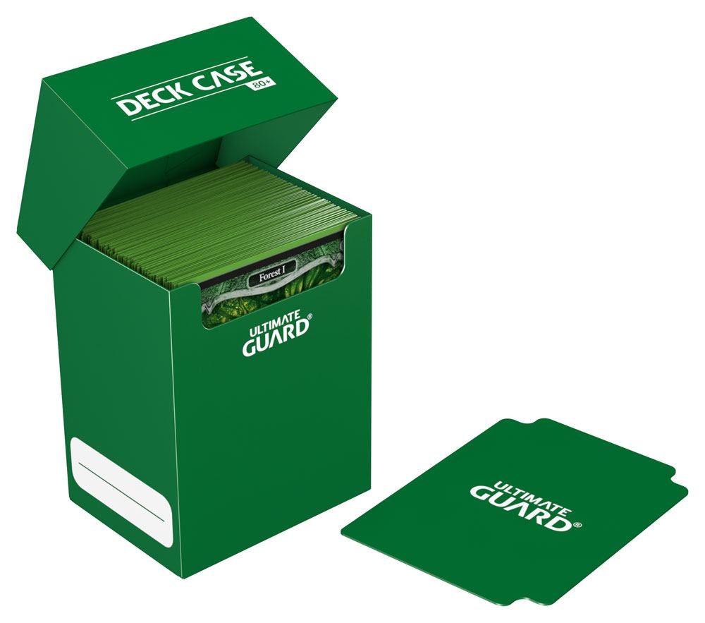 Ultimate Guard Deck Case 80+ Caja de Cartas Tamaño Estándar Verde