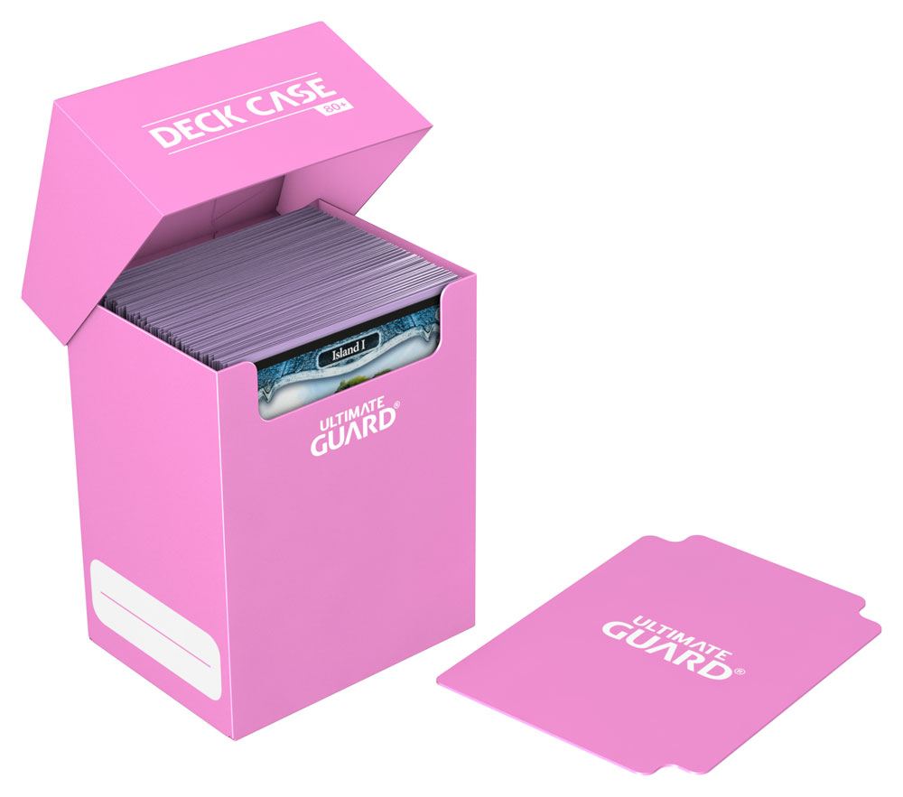 Ultimate Guard Deck Case 80+ Caja de Cartas Tamaño Estándar Fucsia