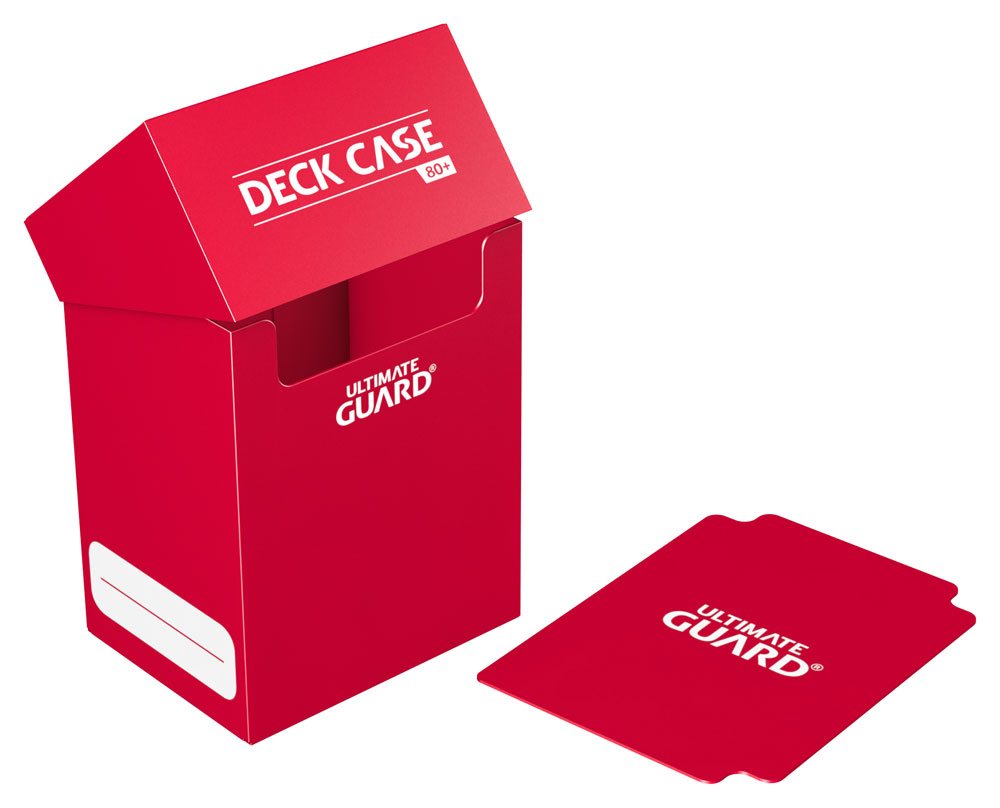 Ultimate Guard Deck Case 80+ Caja de Cartas Tamaño Estándar Rojo