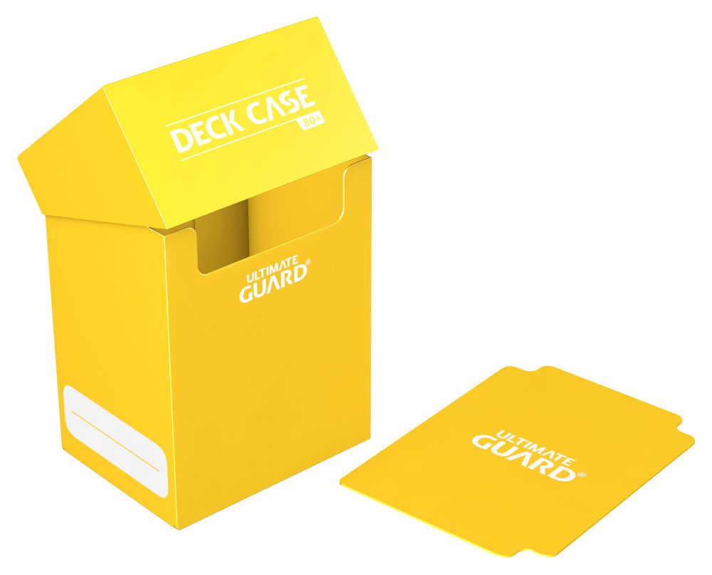 Ultimate Guard Deck Case 80+ Caja de Cartas Tamaño Estándar Amarillo