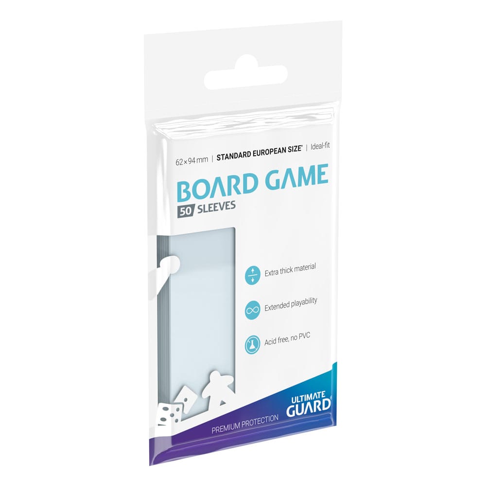 Ultimate Guard Premium Soft Sleeves Fundas de Cartas del Juego de Mesa Standard European (50) Frikytopia