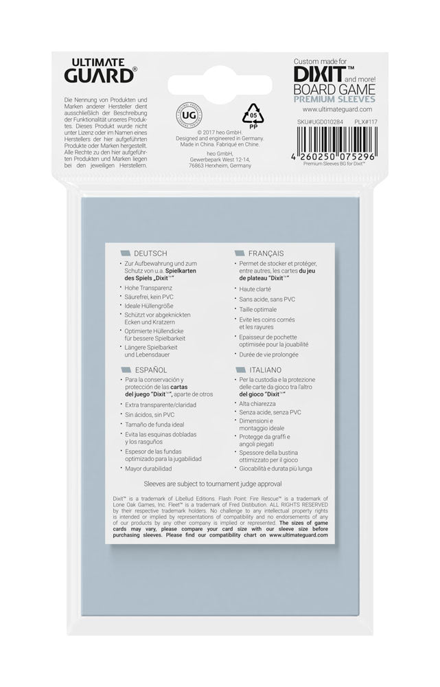 Ultimate Guard Premium Soft Sleeves Fundas de Cartas del Juego de Mesa Dixit™ (90)