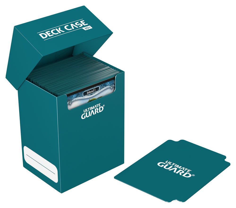 Ultimate Guard Deck Case 80+ Caja de Cartas Tamaño Estándar Gasolina Azul