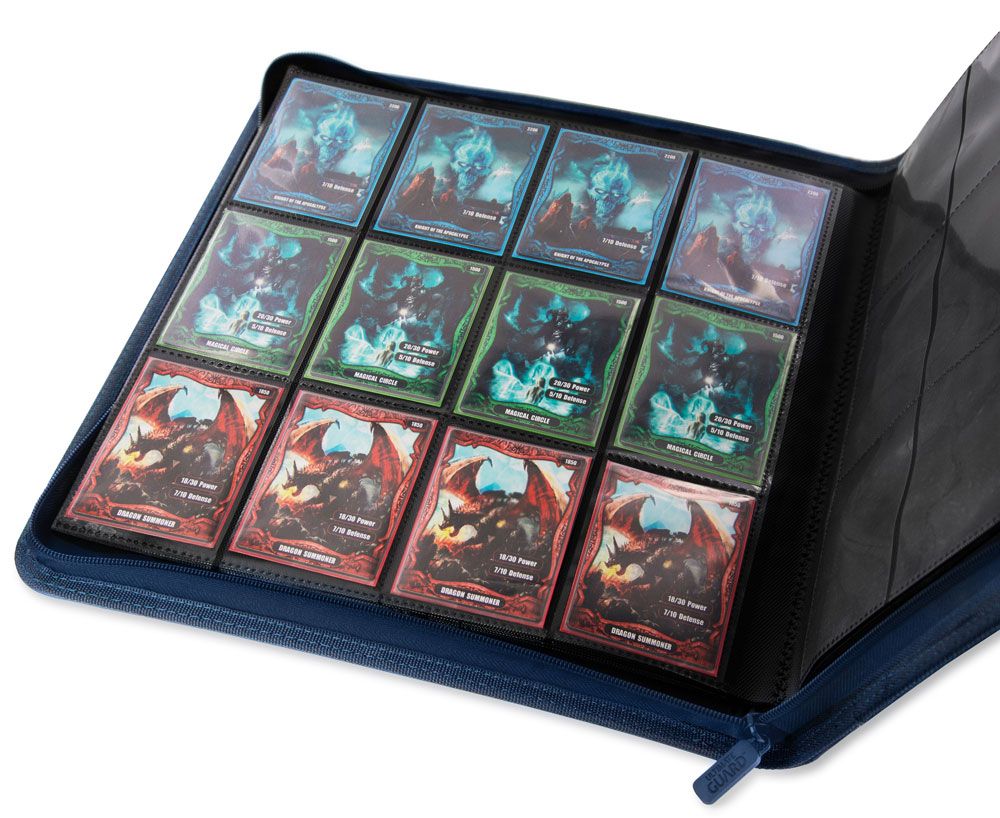 Ultimate Guard Zipfolio 480 - 24-Pocket XenoSkin (Quadrow) - Azul