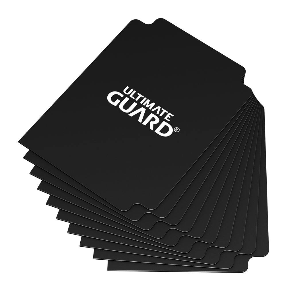 Ultimate Guard Card Dividers Tarjetas Separadoras para Cartas Tamaño Estándar Negro (10) Frikytopia