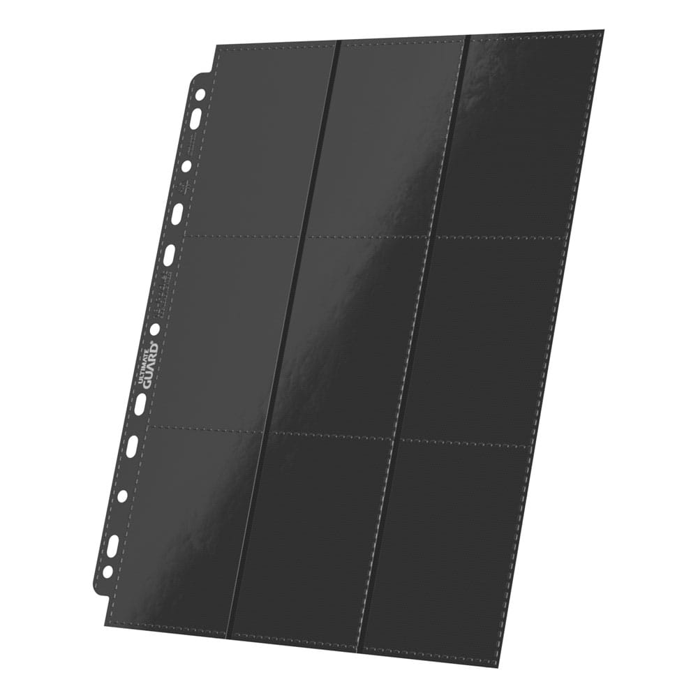 Ultimate Guard 18-Pocket Pages Side-Loading Negro (10)