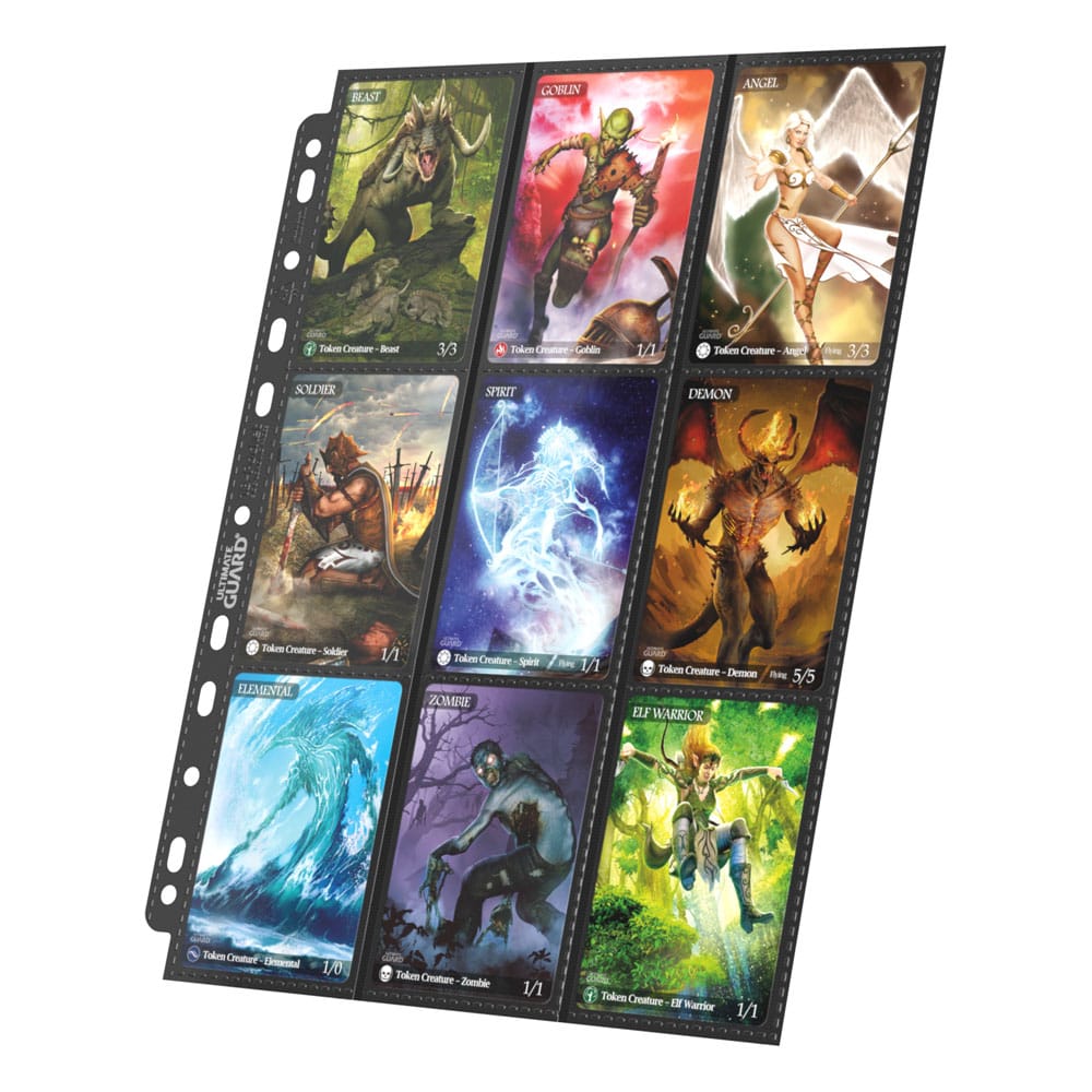Ultimate Guard 18-Pocket Pages Side-Loading Negro (10)
