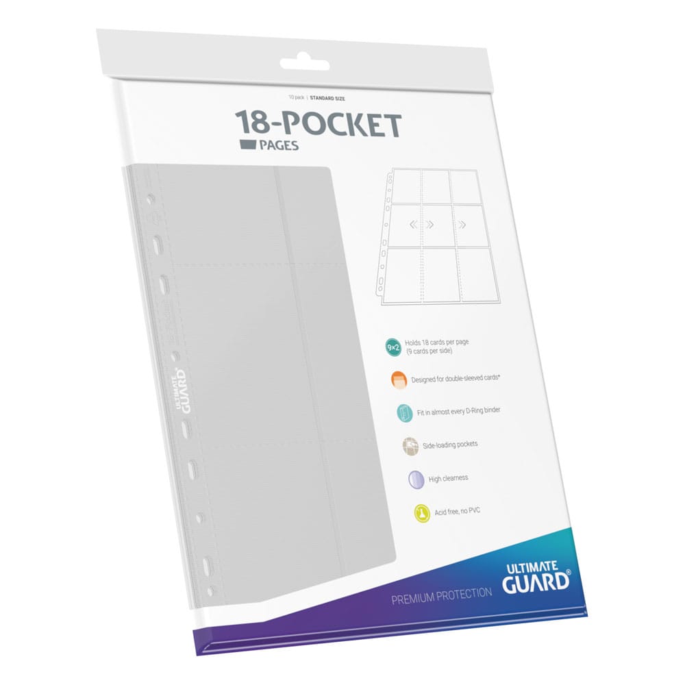 Ultimate Guard 18-Pocket Pages Side-Loading Blanco (10)