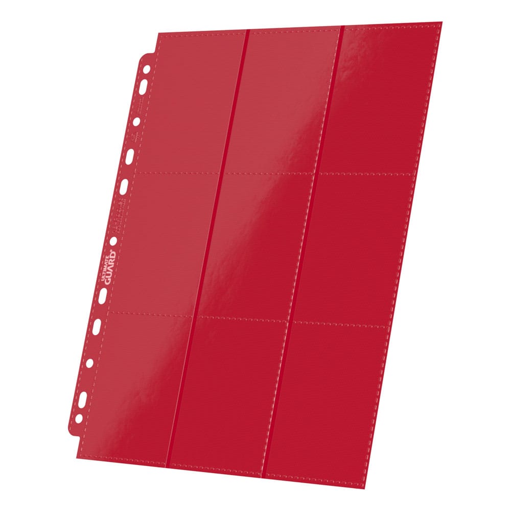 Ultimate Guard 18-Pocket Pages Side-Loading Rojo (10)