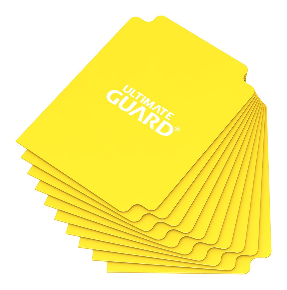Ultimate Guard Card Dividers Tarjetas Separadoras para Cartas Tamaño Estándar Amarillo (10)