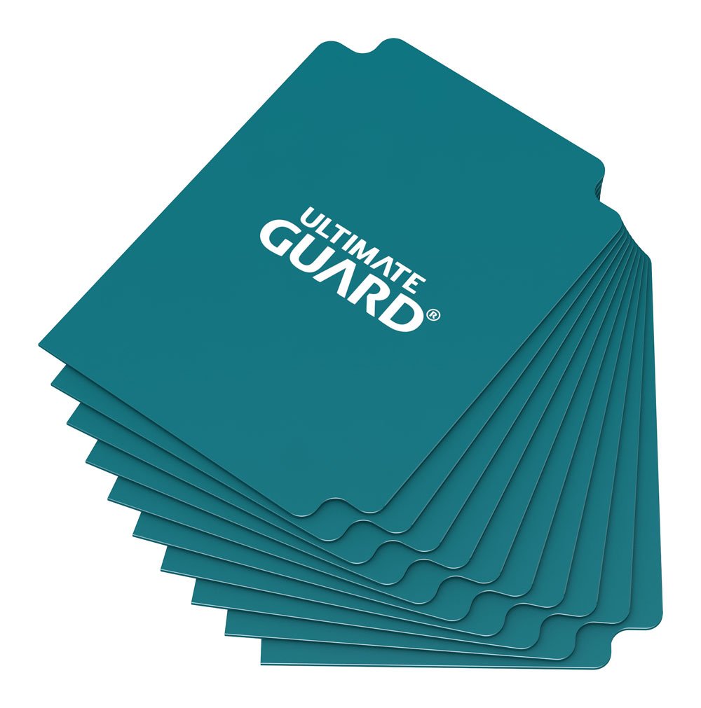 Ultimate Guard Card Dividers Tarjetas Separadoras para Cartas Tamaño Estándar Gasolina Azul (10)