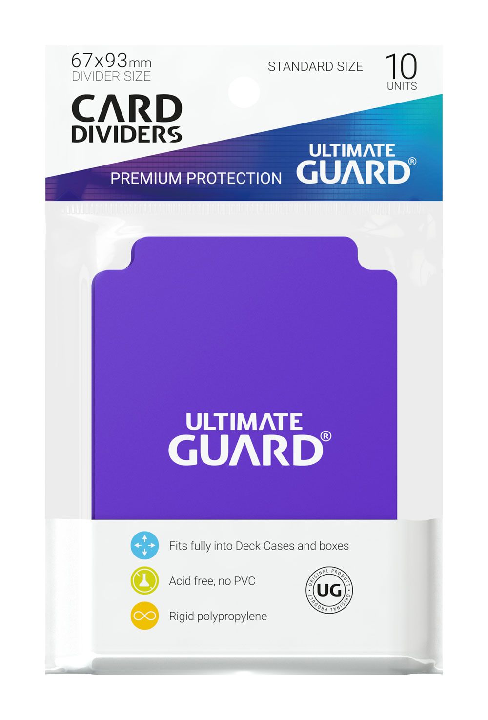Ultimate Guard Card Dividers Tarjetas Separadoras para Cartas Tamaño Estándar Violeta (10)