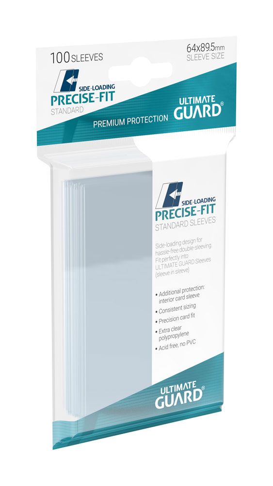 Ultimate Guard Precise-Fit Sleeves Side-Loading Fundas Tamaño Estándar Transparente (100)