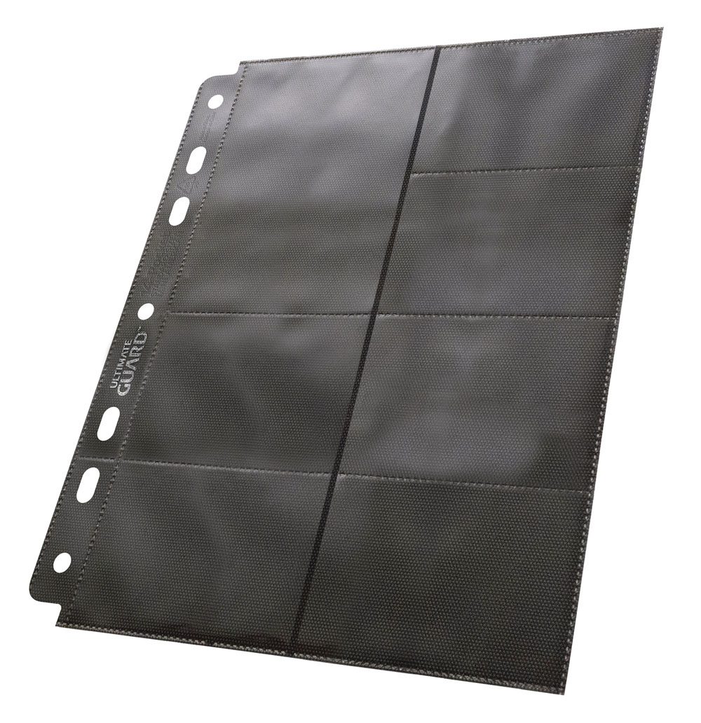 Ultimate Guard 14-Pocket Compact Pages Tamaño Estándar & Mini American Negro (10)