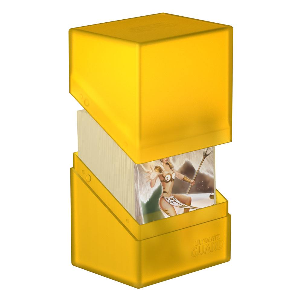 Ultimate Guard Boulder Deck Case 80+ Tamaño Estándar Ámbar