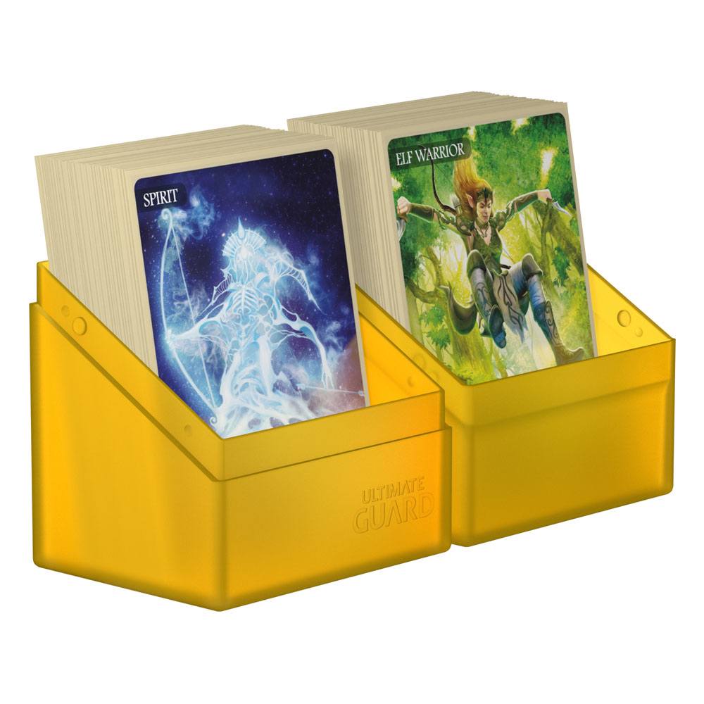 Ultimate Guard Boulder Deck Case 80+ Tamaño Estándar Ámbar