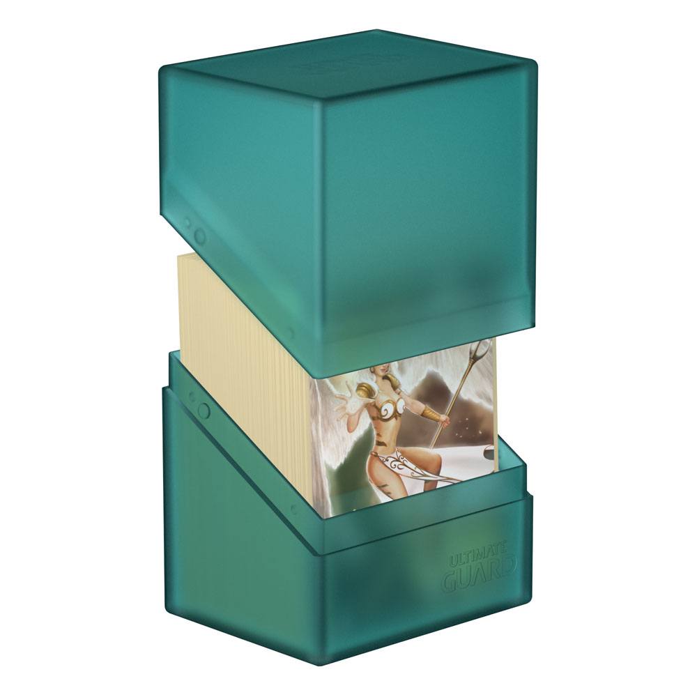 Ultimate Guard Boulder Deck Case 80+ Tamaño Estándar Malachite