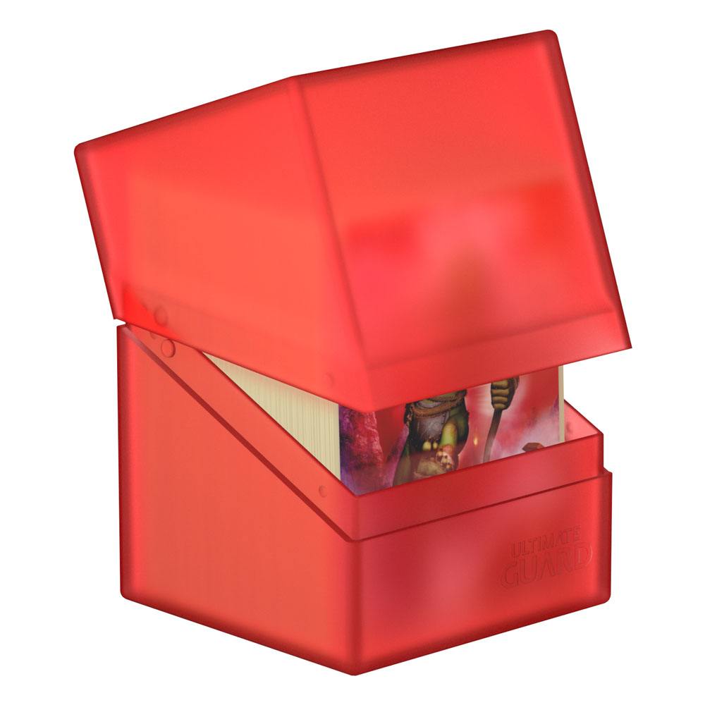 Ultimate Guard Boulder Deck Case 100+ Tamaño Estándar Ruby