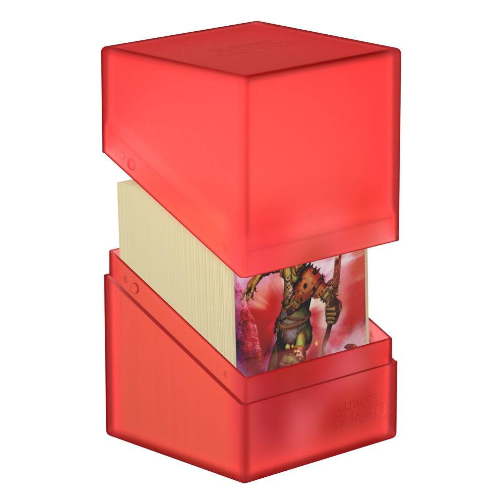 Ultimate Guard Boulder Deck Case 100+ Tamaño Estándar Ruby