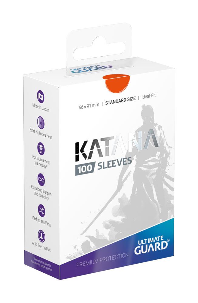 Ultimate Guard Katana Sleeves Tamaño Estándar Naranja (100) Frikytopia