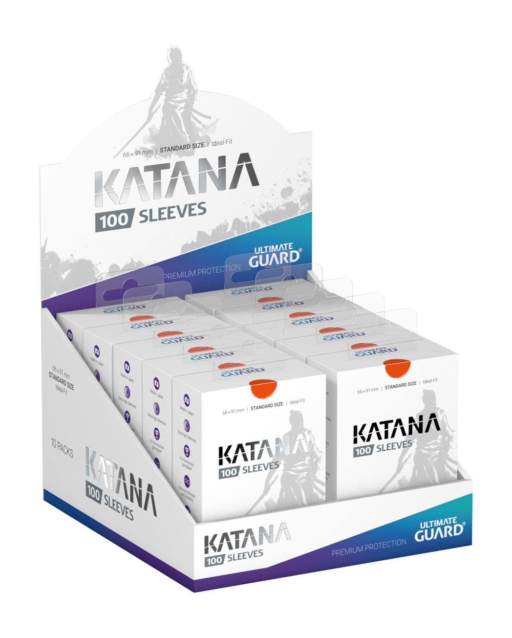 Ultimate Guard Katana Sleeves Tamaño Estándar Naranja (100)