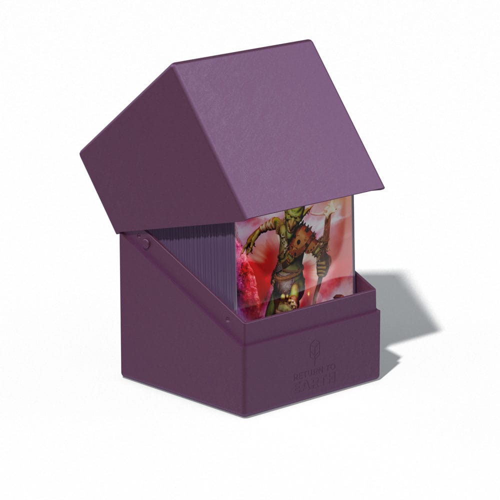 Ultimate Guard Return To Earth Boulder Deck Case 100+ Tamaño Estándar Violeta