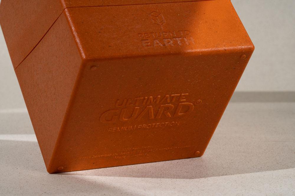 Ultimate Guard Return To Earth Boulder Deck Case 100+ Tamaño Estándar Naranja