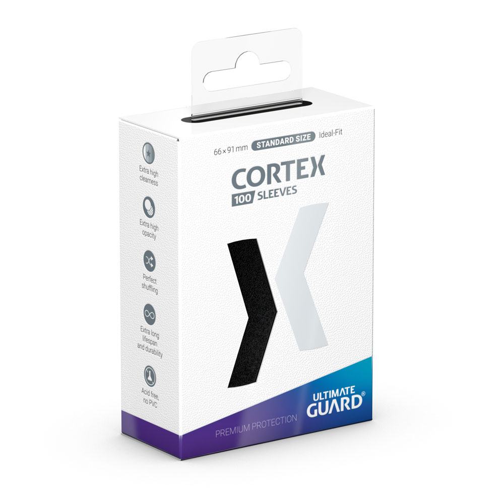 Ultimate Guard Cortex Sleeves Tamaño Estándar Negro (100) Frikytopia