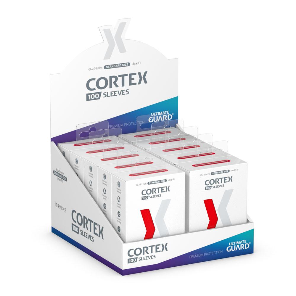 Ultimate Guard Cortex Sleeves Tamaño Estándar Rojo (100)